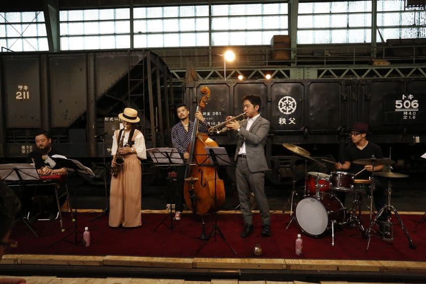 秩父鉄道、昼と夜の特別イベント「SLパレオde和ランチ」
「広瀬川原車両基地ジャズコンサート」を10月14(土)開催