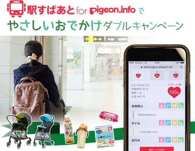 「やさしいおでかけダブルキャンペーン」イメージ画像