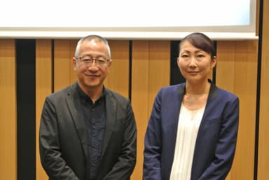 産業能率大学総合研究所田島氏(右)HR総研寺澤(左)