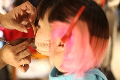 ゾンビメイク施術イメージ