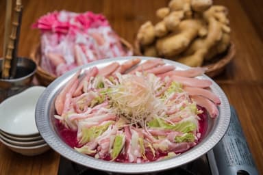しょうがの香り。「岩下の新生姜のミルフィーユ鍋」