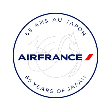 エールフランス航空日本就航65周年ロゴ　ヒポカンポス
