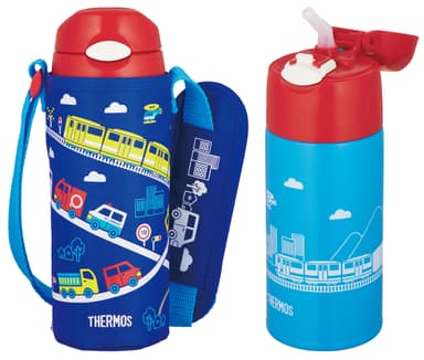 サーモス真空断熱ストローボトル(FHL-401F)【BL：ブルー】