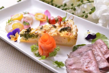 お料理もXmasバージョンで華やかに