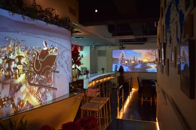 最新デジタルアートによるXmas演出