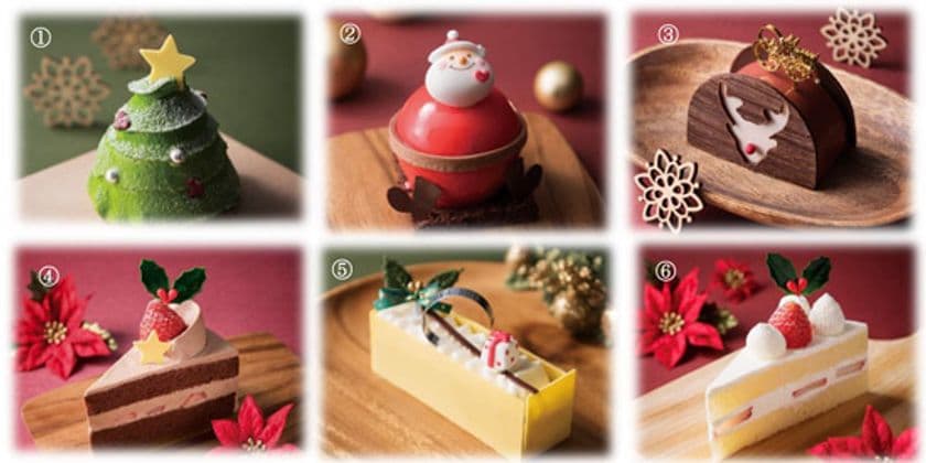 クリスマスのパーティテーブルを華やかに彩る
コレクションしたくなるクリスマスケーキ販売
2017年12月21日（木）～12月25日（月）　宝塚ホテルにて販売
