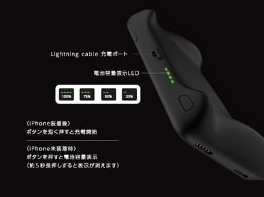 モバイルバッテリー内蔵