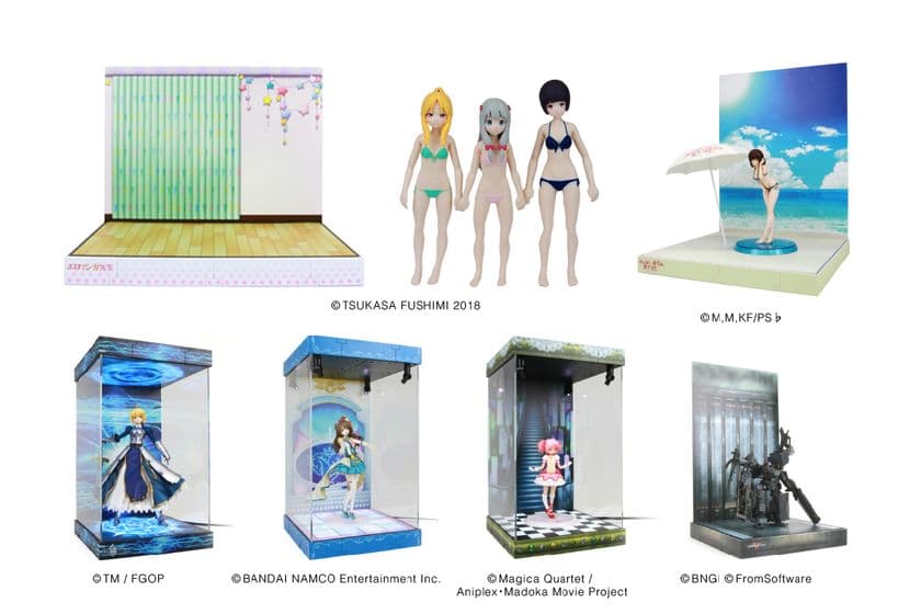 アニメ・ゲーム作品の世界観を表現できる！
ディスプレ専用「版権デコキット」を
ワンダーフェスティバルにて限定発売！