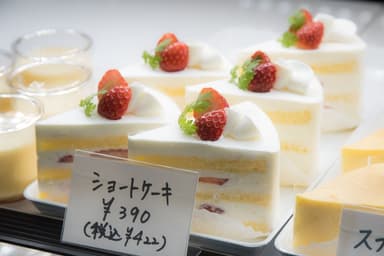 1番人気のショートケーキ