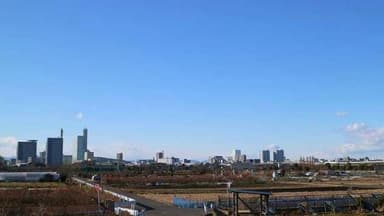折り返し地点から望む風景