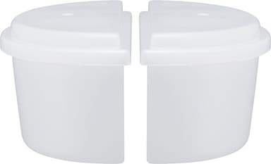 ハーフサイズの製氷カップ×2