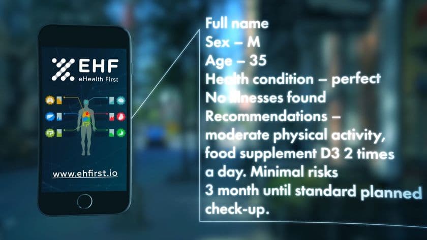 世界初 ブロックチェーン技術を活用した健康管理の
ITプラットフォームを実現する「eHealth First」、
トークンセールを3月18日から実施