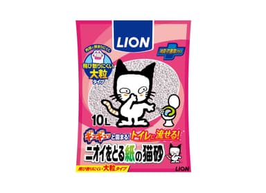 ニオイをとる紙の猫砂