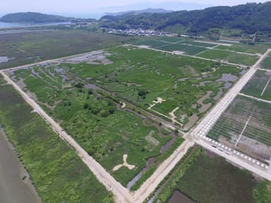 2016年1月【環境保全事業】自然保護エリア「錦海ハビタット」創出工事完了