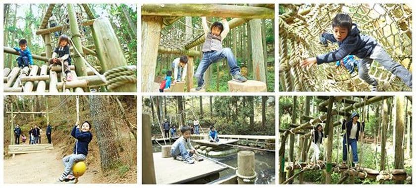 国立公園・六甲山で本格アスレチック！ 
六甲山フィールド・アスレチック 
～3月17日（土）いよいよシーズンオープン～