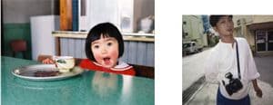 【左】「未来ちゃん」 　【右】川島小鳥 ポートレート撮影=(C)Ryuichi Ishikawa