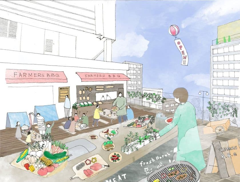 ～こだわり野菜と湘南で育ったみやじ豚を味わえる～
「ＦＡＲＭＥＲＳ ＢＢＱ　吉祥寺店」オープン