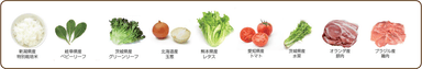 メニューに使用しているGAP認証食材