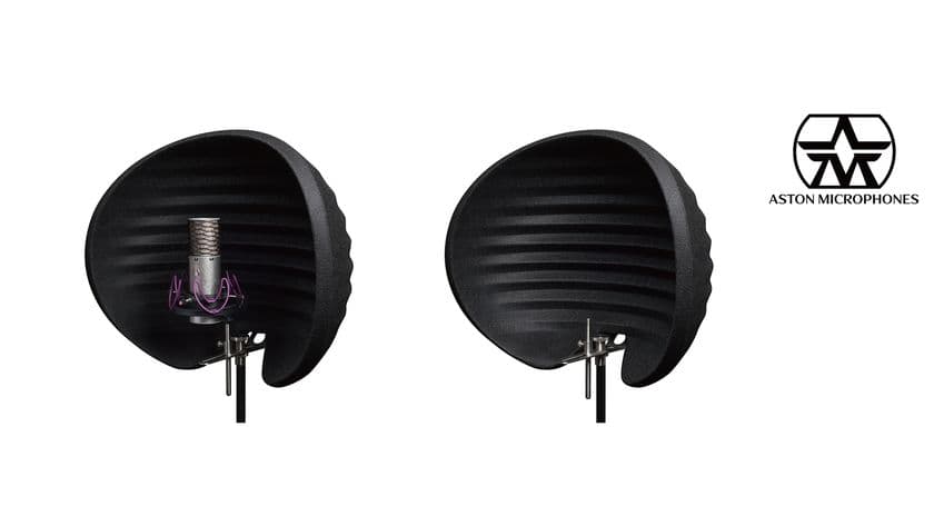 斬新な半球体デザインで高い吸音性と遮音性を実現。
ボーカル録音に最適な
リフレクションフィルターの新色ブラック登場