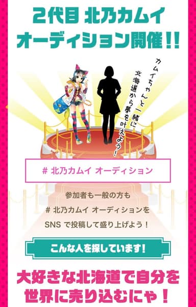2代目北乃カムイオーディションサイト
