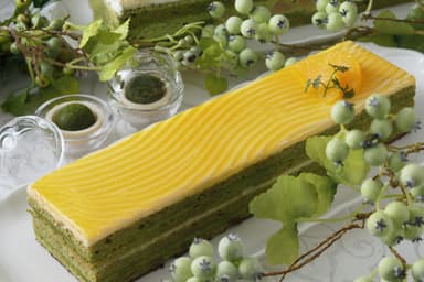 抹茶蜜柑のオペラ