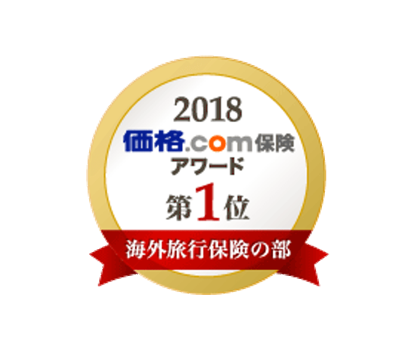 「たびとも」が「価格.com保険アワード2018」を受賞