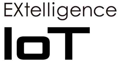 サービスロゴ：EXtelligence  IoT