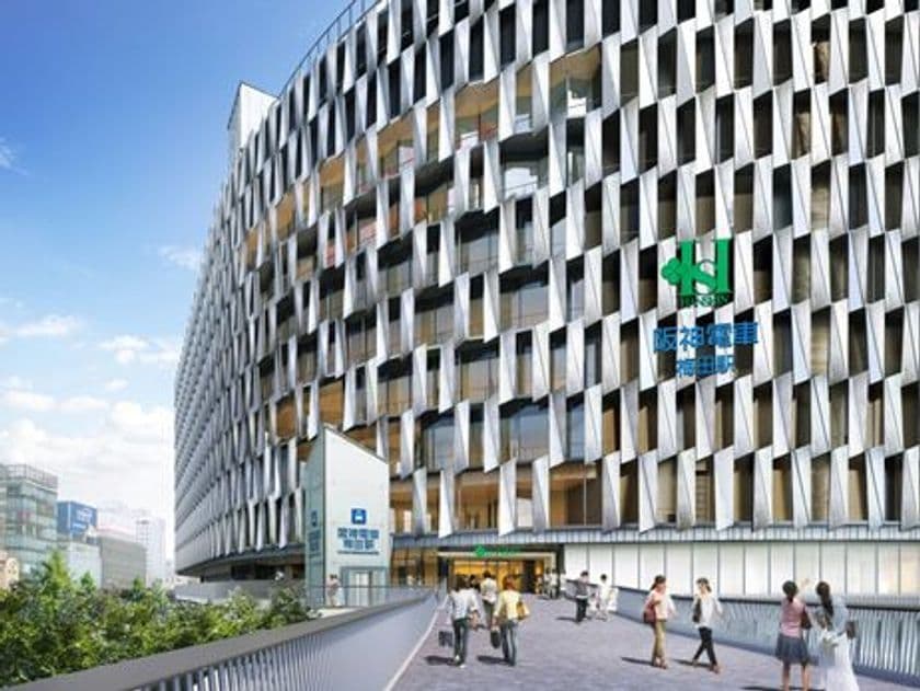 梅田1丁目1番地計画
 (大阪神ビルディング及び新阪急ビル建替計画) 
2018年4月27日（金）にI期棟が竣工、
6月1日（金）には阪神百貨店が部分開業