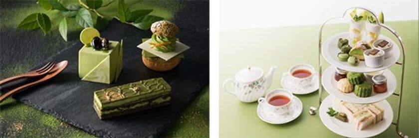 宇治茶・伊藤久右衛門×ホテル阪急インターナショナル 
初の共同企画
≪期間限定≫老舗茶屋の抹茶を上品な創作スイーツに
2018年5月1日（火）より　ホテル阪急インターナショナルにて