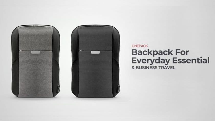 日常生活から小旅行まで！便利な19のポケットを有する
コスパ最強のバックパック「OnePack(ワンパック)」
パソコン工房 AKIBA STARTUP で展示開始！