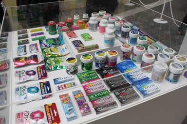 ガムの展示
