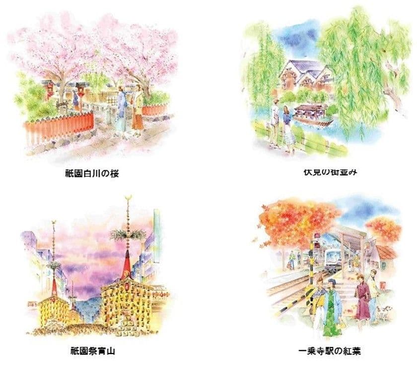 京セラ美術館　2018年春季特別展
京都水彩散歩 ー水彩画でめぐる京の四季ー
本展のために描き下ろした新作を含め、約60点を展示
