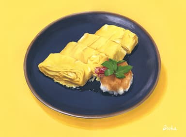 だし巻き玉子イラスト