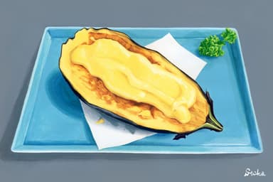 茄子味噌田楽イラスト