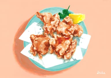 唐揚げイラスト