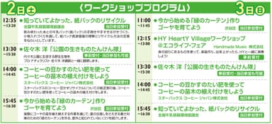 ワークショッププログラム