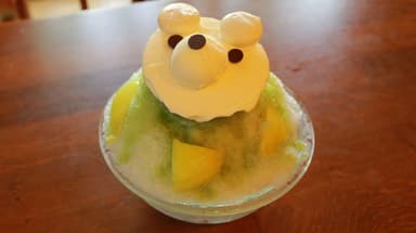 白くま かき氷 メロン