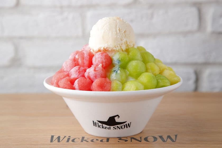 夏・日本限定！Wicked Snowのスイカとメロンを贅沢に使った
フォトジェニックなかき氷3種類が6月18日から復活！