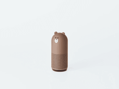 「Clova Friends」デバイスイメージ（BROWN）