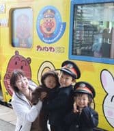 「ゆうゆうアンパンマンカー」との記念写真