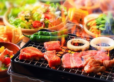 ランチ　バーべキュー　イメージ