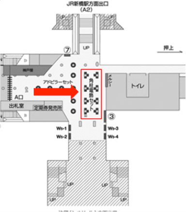 掲出位置図1