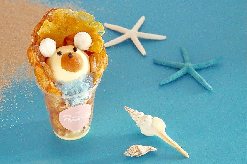 夏限定！名古屋のワッフルアイス専門店「Popping Waffle」から
食べ歩きができるキュートな『白くまワッフル』を8月1日発売