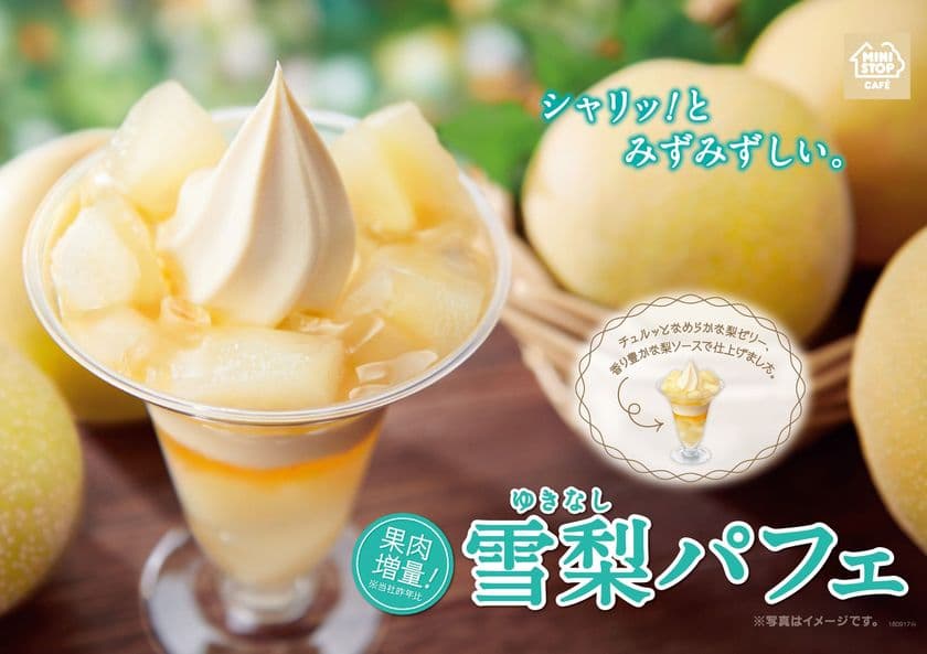 一足先に秋を体感！シメパフェにもおすすめ
シャリッ！とみずみずしい雪梨パフェ