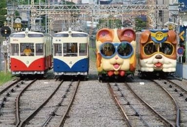 宝山寺線車両