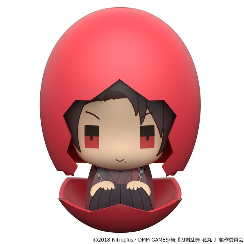 卵型から人型にワンタッチ変形するカプセルトイシリーズ
“ぴよくる”に新しいキャラクターが登場！
「ぴよくる 続『刀剣乱舞-花丸-』01」発売中