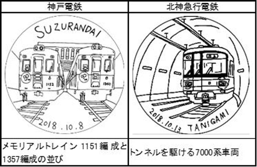 神戸電鉄開通90周年、北神急行電鉄開通30周年を記念して
神鉄トレインフェスティバル2018と、
2018北神急行フェスティバルでのスタンプラリーを実施します。