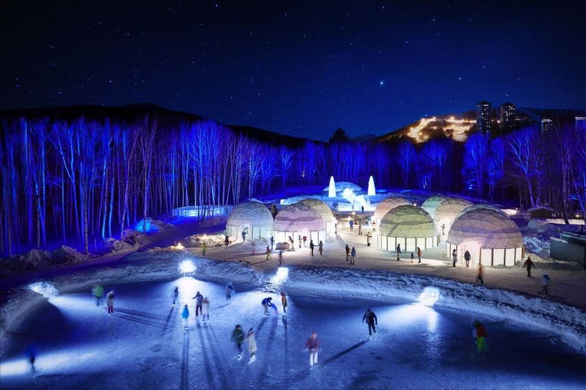 星野リゾート　トマム（北海道勇払郡占冠村）
最低気温氷点下30度の幻想的な世界
氷の街「アイスヴィレッジ」が2018年も登場
営業期間：2018年12月10日〜2019年3月14日