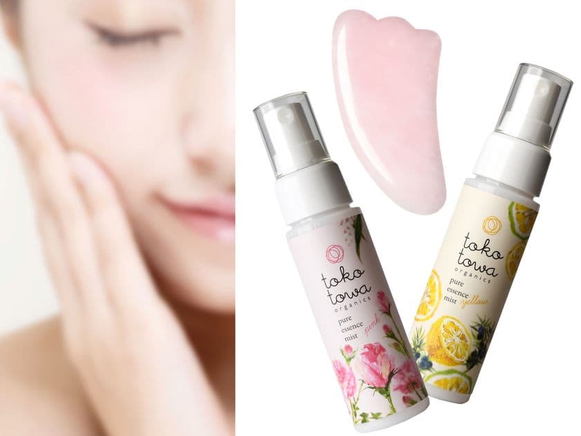 乾燥のひどい季節は日中にも保湿ケアが必須！
オーガニックの色と香りのブランド「tokotowa organics」より
保湿＆美肌セットを11月に発売決定！