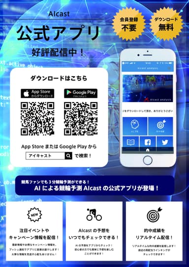 AIcastアプリ